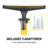 Dunlop Fietspomp met Drukmeter - maximondo