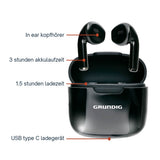 Grundig Draadloze Oordopjes 200mAh - maximondo