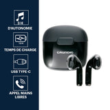 Grundig Draadloze Oordopjes 200mAh - maximondo