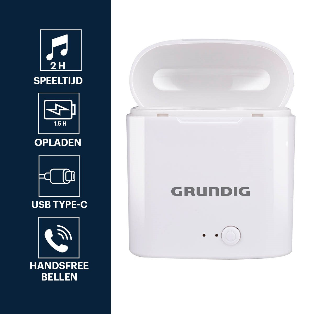 Grundig Draadloze Oordopjes - maximondo