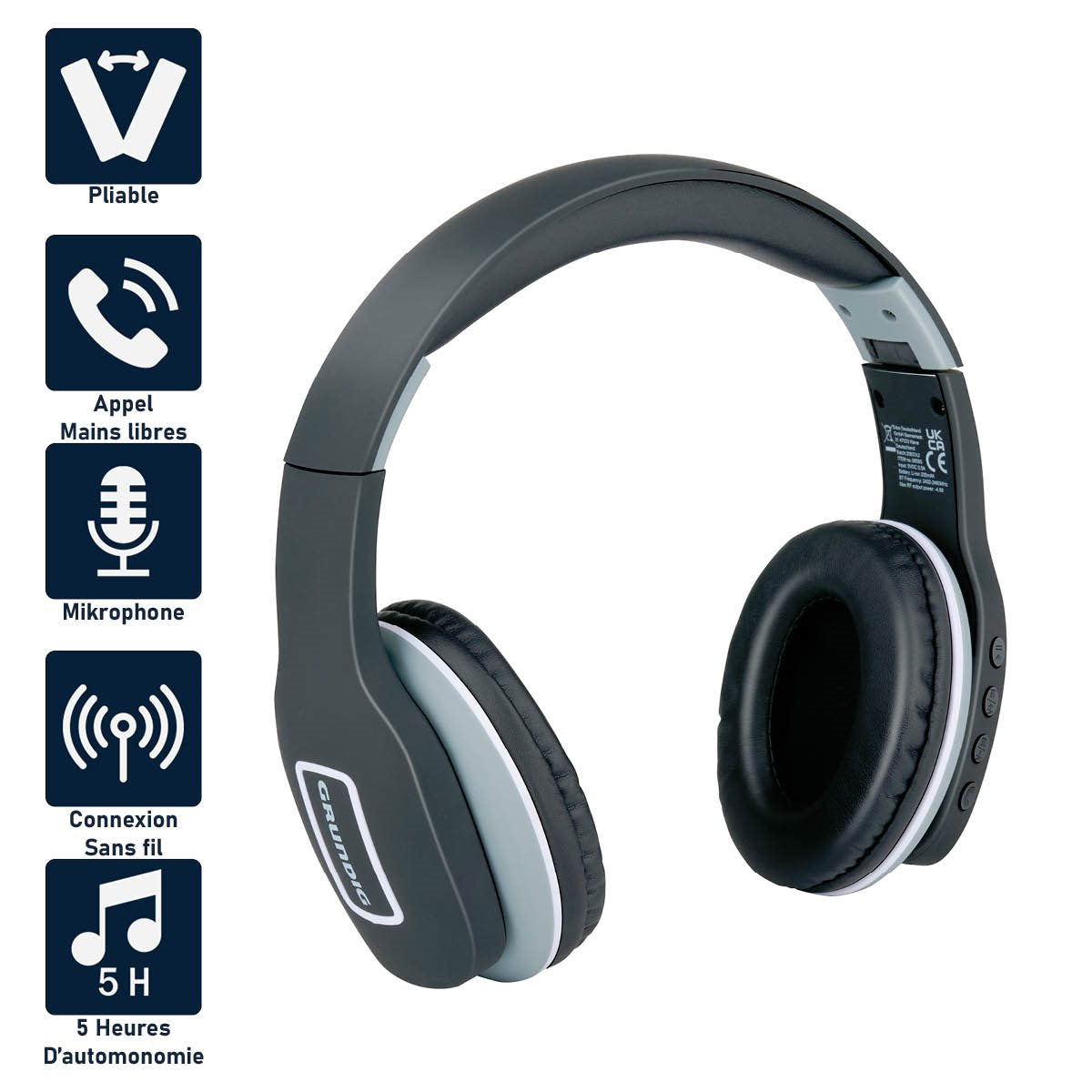 Grundig Bluetooth Koptelefoon Draadloos