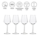 alpina Wijnglazen Witte Wijn - Set 38cl - maximondo
