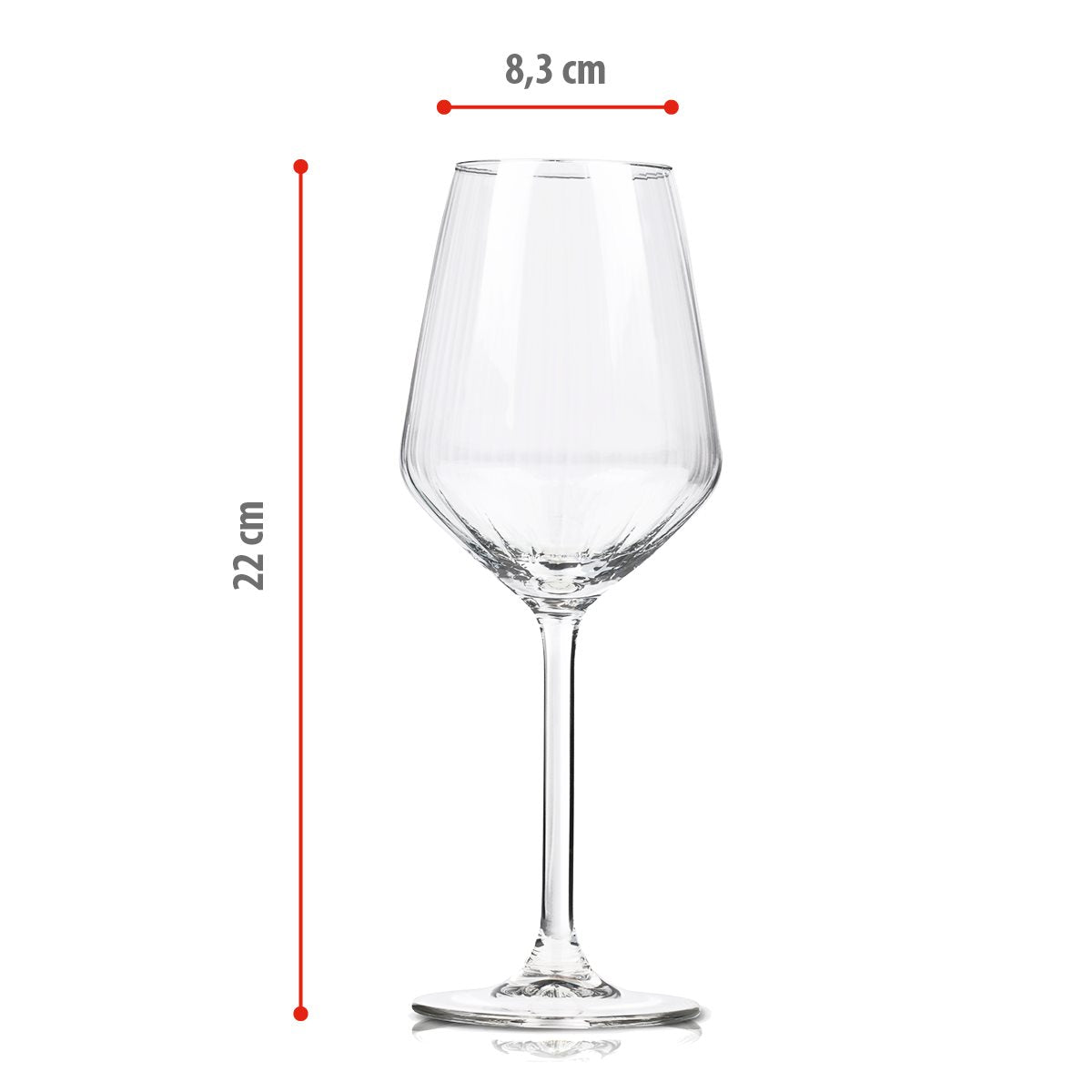 alpina Wijnglazen Witte Wijn - Set 38cl - maximondo