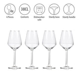alpina Wijnglazen Witte Wijn - Set 38cl - maximondo