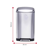 Dirt Devil Pedaalemmer 20L Zilver - maximondo