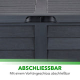 Lifetime Tuinkussenbox 420L - Zwart - maximondo