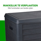 Lifetime Tuinkussenbox 420L - Zwart - maximondo
