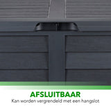 Lifetime Tuinkussenbox 420L - Zwart - maximondo