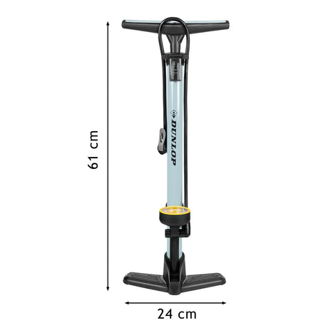 Dunlop Fietspomp met Drukmeter - Dunlop, Schrader en Frans Ventiel - maximondo