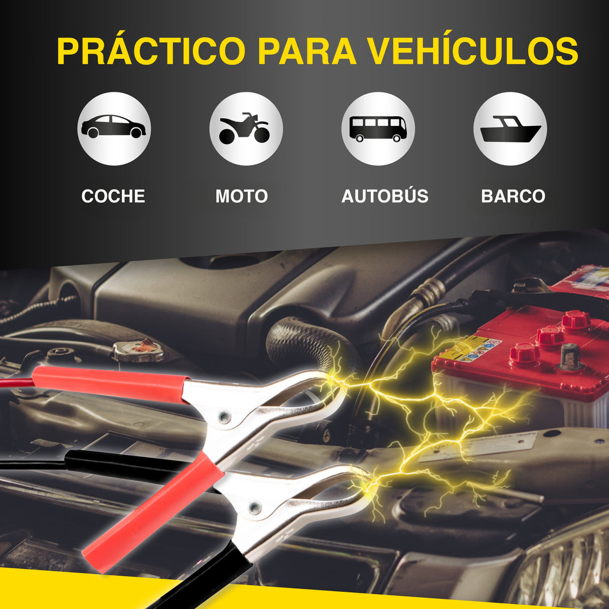 Dunlop Acculader LED 12V - Auto/Motor/Boot - maximondo