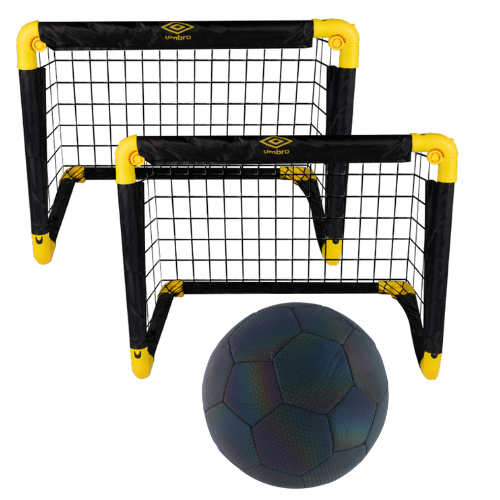 Umbro Voetbaldoel 50 x 44 x 44cm set van 2 - Opvouwbaar - maximondo