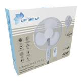 Lifetime Air 40W Statiefventilator - maximondo