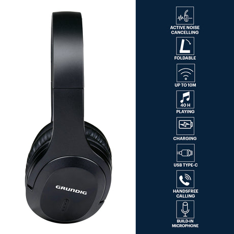Grundig Draadloos Koptelefoon - maximondo