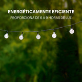 Grundig Solar Lichtslinger 6,9M - 50 LED Bollen - maximondo