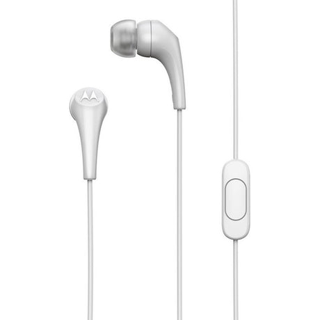 Motorola InEar Oordopjes 2-S Wit, Noise Isolation - maximondo
