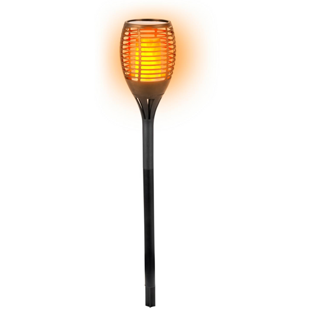 Grundig Tuinlamp solar 72 LED's vlameffect Ø12cm x 77cm hoog - maximondo