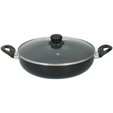 alpina Braadpan Ø28Cm Met Glazen Deksel - maximondo