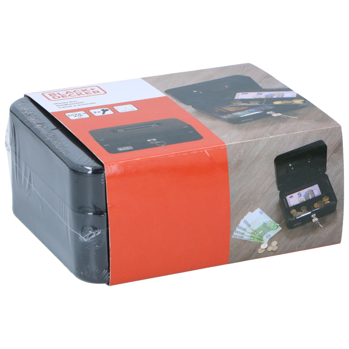BLACK+DECKER Geldkistje Zwart - maximondo