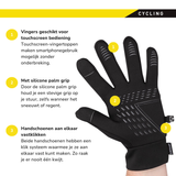 Dunlop Fietshandschoenen Maat M - Touchscreen Bestendig - maximondo