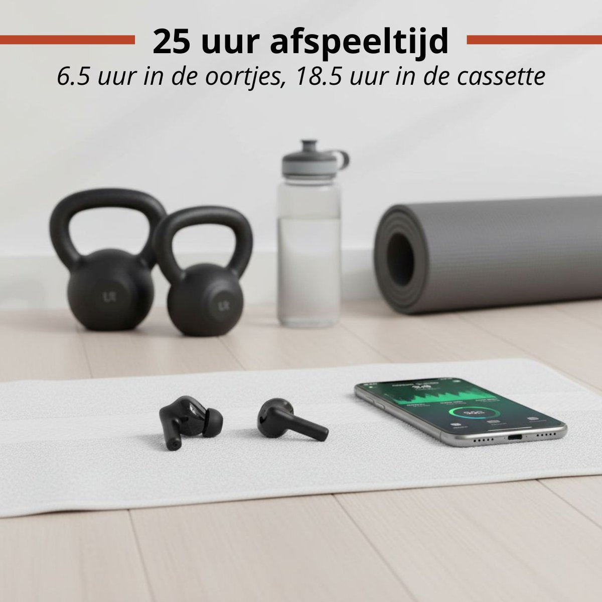 Grundig Draadloze Oordopjes 6,5 Uur - maximondo
