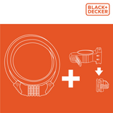 BLACK+DECKER Cijferslot BXCHBL7008 - maximondo