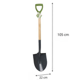Kinzo Tuinspade 105 cm met Houten Steel - maximondo