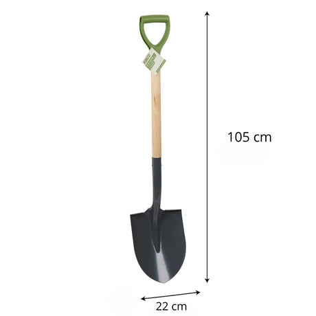 Kinzo Tuinspade 105 cm met Houten Steel - maximondo