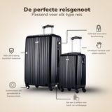 Slazenger Kofferset 2 Delig Zwart - maximondo