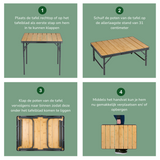 Camp Active Opvouwbare Campingtafel - maximondo