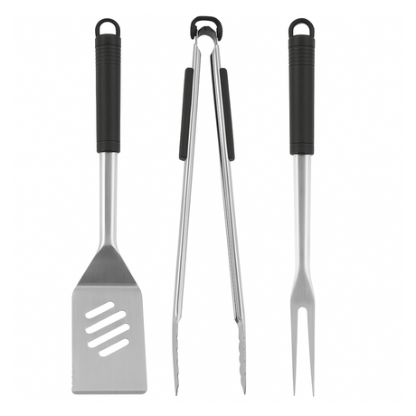 alpina BBQ Gereedschap – 6-Delige Set met BBQ Tang & Spatel - maximondo