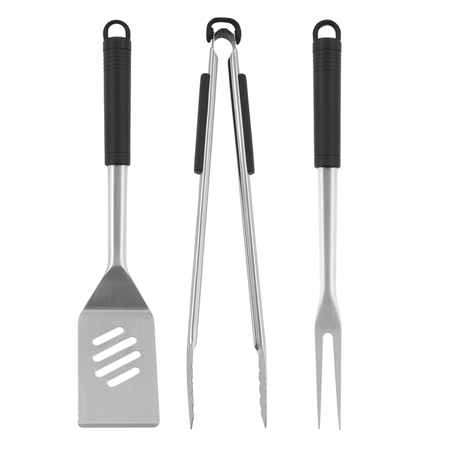 alpina BBQ Gereedschap – 6-Delige Set met BBQ Tang & Spatel - maximondo
