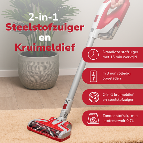 Dirt Devil 2in-1 Stofzuiger DD9003 - maximondo