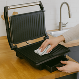 alpina Tosti Ijzer 1000W Contact Grill - Grijs - maximondo