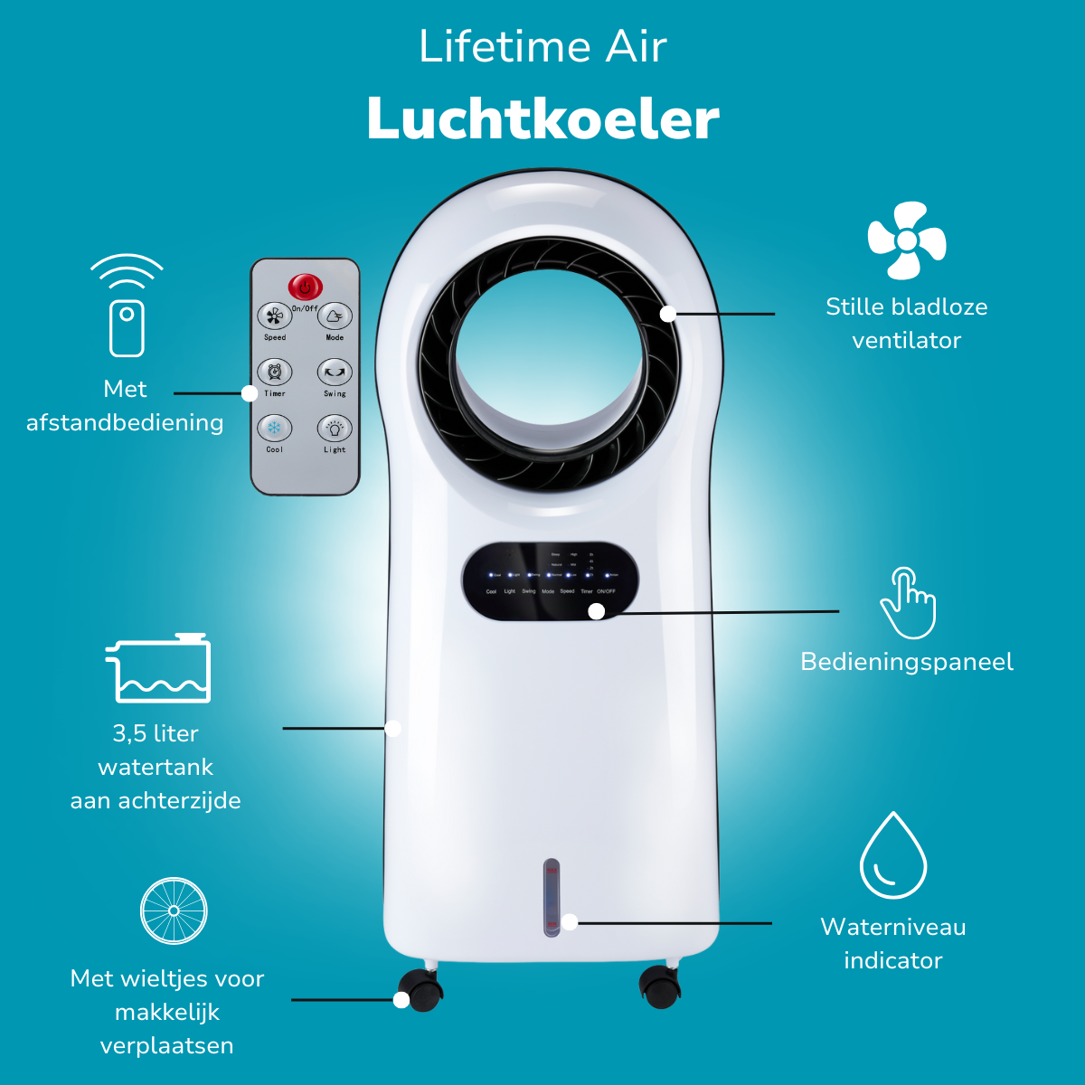 Lifetime Air Aircooler Ventilator - maximondo