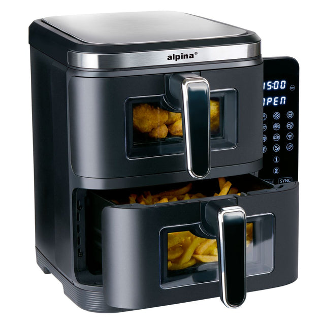 alpina Airfryer XXL - Heteluchtfriteuse 11L - 8 Personen - maximondo