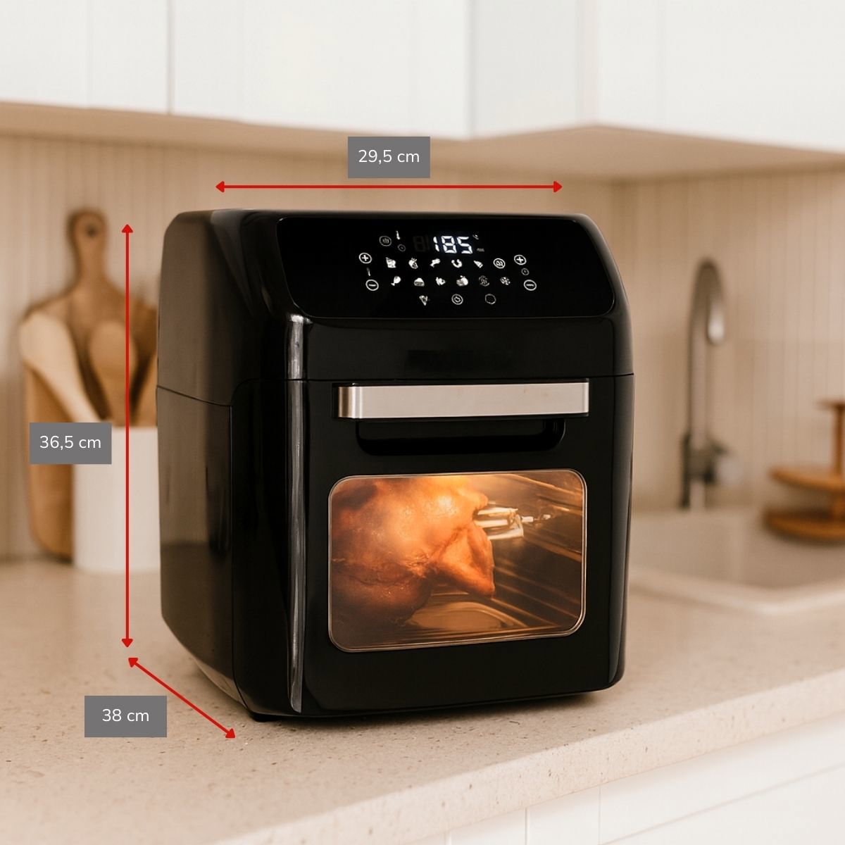 alpina Airfryer Oven XXXL - Heteluchtfriteuse 12L