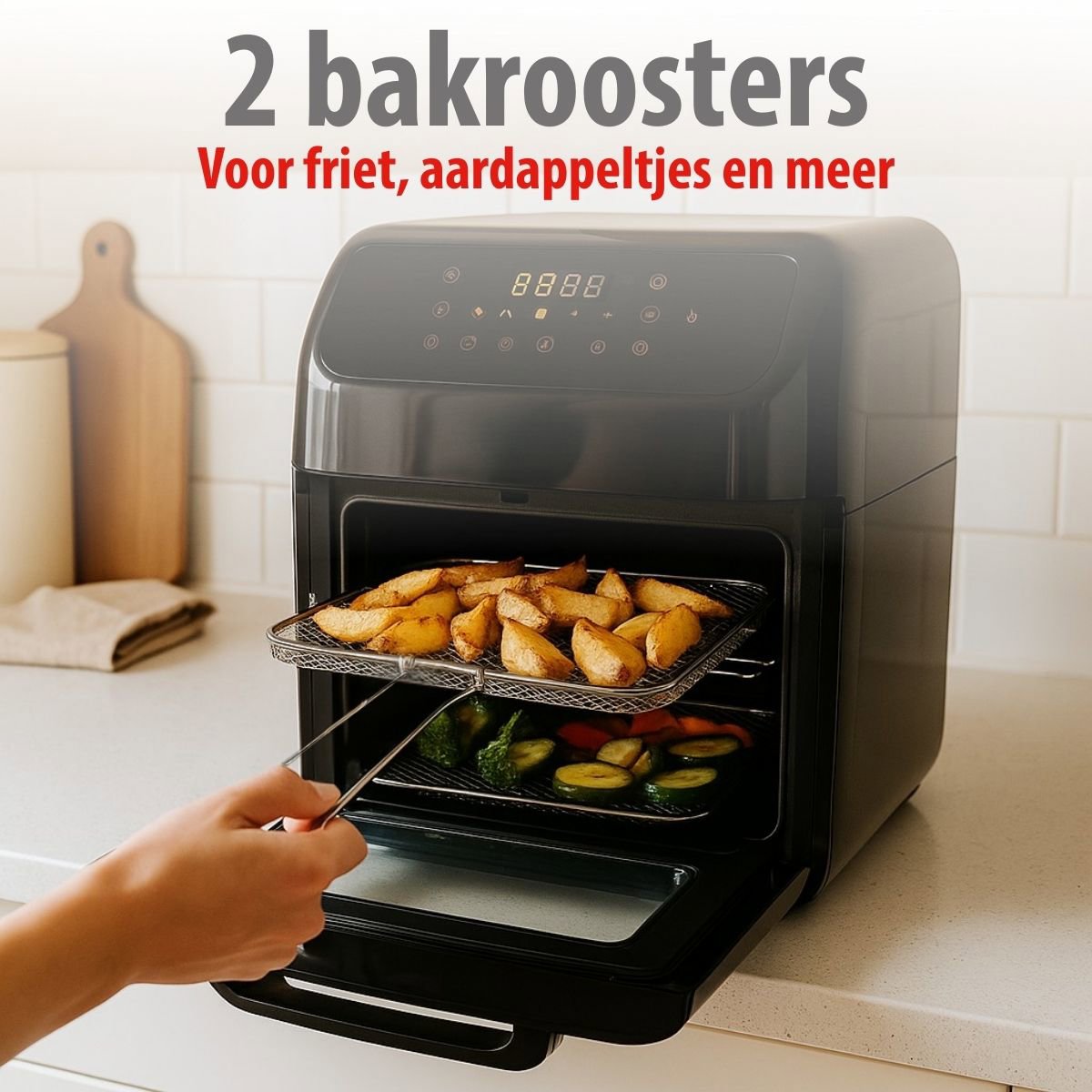 alpina Airfryer Oven XXXL - Heteluchtfriteuse 12L