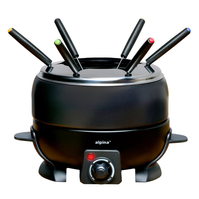 alpina Fondueset Elektrisch 800W – Fonduepan 2L - maximondo