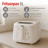 alpina Frituurpan 2.5L - Wit - maximondo