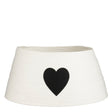 Mica Decorations kerstboomrok, hart wit FSC Mix - Ø50cm - ↕26cm - maximondo