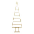 Mica Decorations Decoratie Kerstboom - L50 x B15 x H152 cm - Metaal - Goud - maximondo