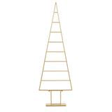 Mica Decorations Decoratie Kerstboom - L50 x B15 x H152 cm - Metaal - Goud - maximondo
