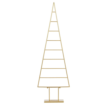 Mica Decorations Decoratie Kerstboom - L50 x B15 x H152 cm - Metaal - Goud - maximondo