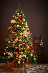 Mica Decorations kerstboomrok, goud - ↕26cm - Ø58cm - maximondo