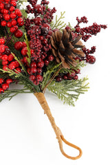 Mica Decorations Randell druppel rood - l110xb18xh10cm - maximondo