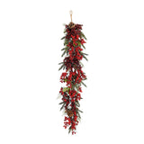 Mica Decorations Randell druppel rood - l110xb18xh10cm - maximondo