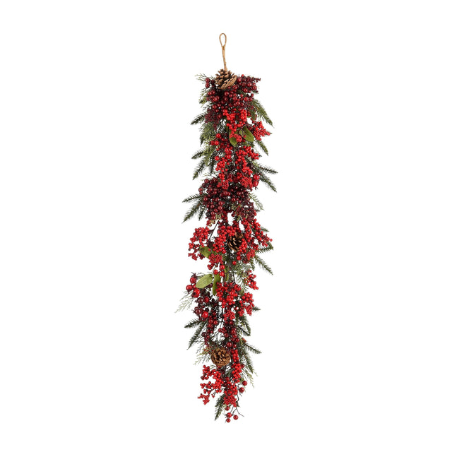Mica Decorations Randell druppel rood - l110xb18xh10cm - maximondo