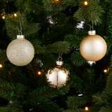 Mica Decorations Bal glas champagne 26 stuks - d7cm - maximondo