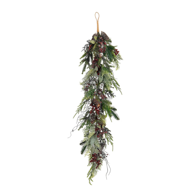 Mica Decorations Bodi druppel bordeaux - l110xb18xh10cm - maximondo