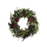 Mica Decorations Bodi kerstkrans bordeaux - H13x Ø50 cm - maximondo